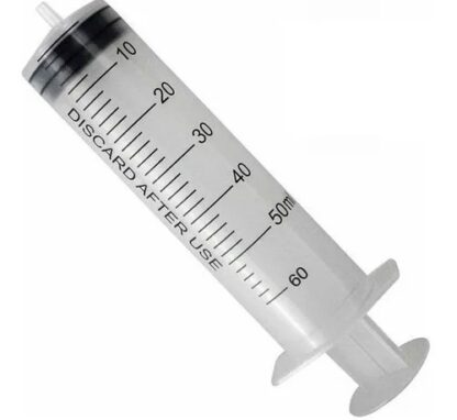Jeringa 60 ml sin aguja